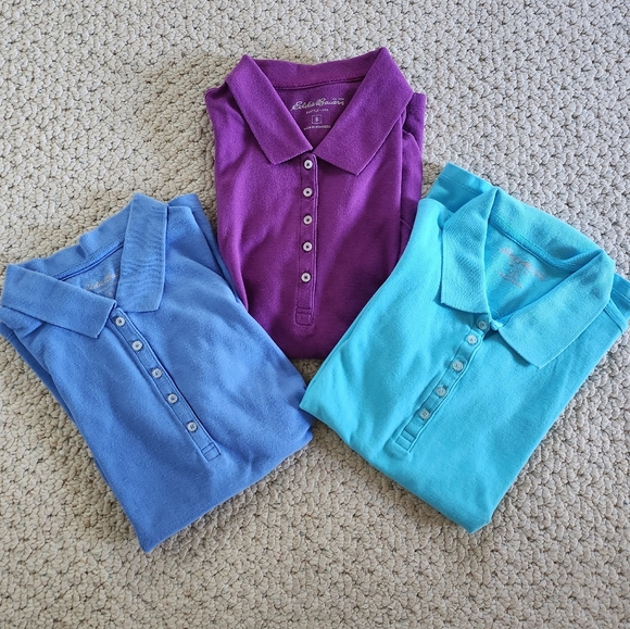 Eddie Bauer 3 Polo Shirts - Picture 1 of 14